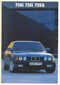 BMW 730i 735i 735iL brochure