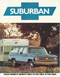 Chevrolet Suburban brochure / folder / prospekt