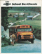 Chevrolet Scholl Bus Chassis brochure / folder / prospekt