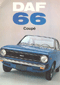 Daf 66 Coupe brochure folder