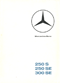 Mercedes 250 S - SE 300 SE ( W108 ) brochure / folder / prospekt