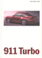 Porsche 911 Turbo Folder / Brochure / Prospekt