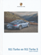 Porsche 997 Turbo folder / brochure / prospekt
