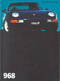 Porsche 968 brochure