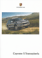 Porsche Cayenne S Transsyberia brochure / folder