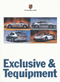 Porsche Exclusive  Folder / Brochure / Prospekt