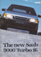Saab 9000 Turbo 16 brochure / folder / prospekt