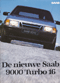 Saab 9000 Turbo 16 brochure / folder / prospekt