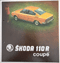 Skoda 110 R Coupe brochure folder