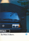 Volkswagen Polo brochure folder prospekt