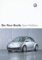 VW Beetle Sport Edition brochure folder prospekt
