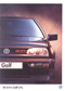 VW Golf GTI brochure folder prospekt