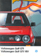 Volkswagen Golf GTI brochure folder prospekt